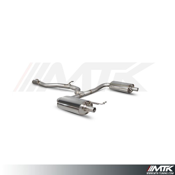 Catback avec tube intermediaire Volkswagen Golf MK7 R Estate